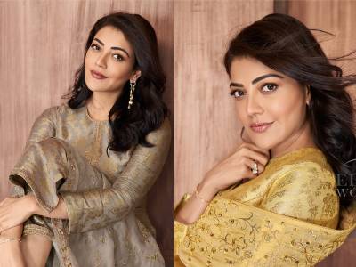 Kajal Aggarwal Personifying Indian Beauty In Label Varsha's Festive Collection!