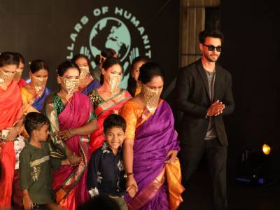 Aayush Sharma walks the ramp for Humanity, stands in support of sex workers.
