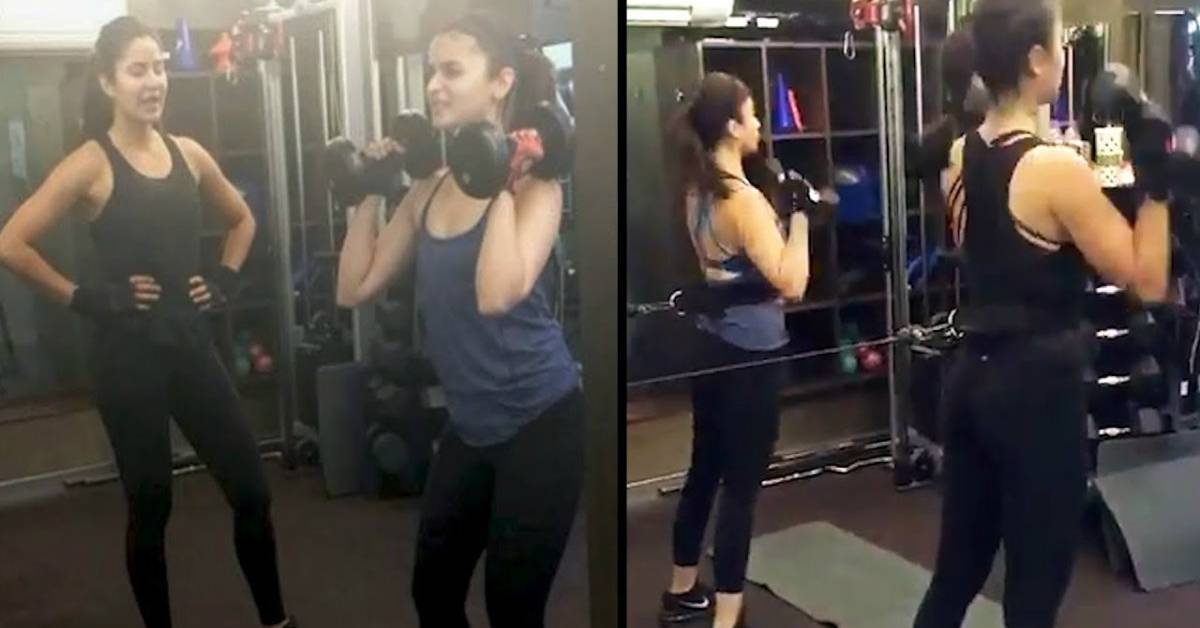 When Katrina Kaif Turned Fitness Trainer For Alia Bhatt!

