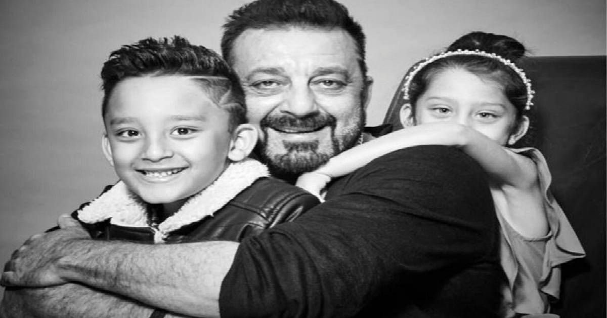 Pictures: Sanjay Dutt's Special Photoshoot With His Children Shahraan And Iqra!
