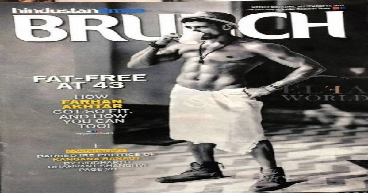 A Bare Chested Farhan Akhtar Turns Up The Heat On HT Brunch Cover!