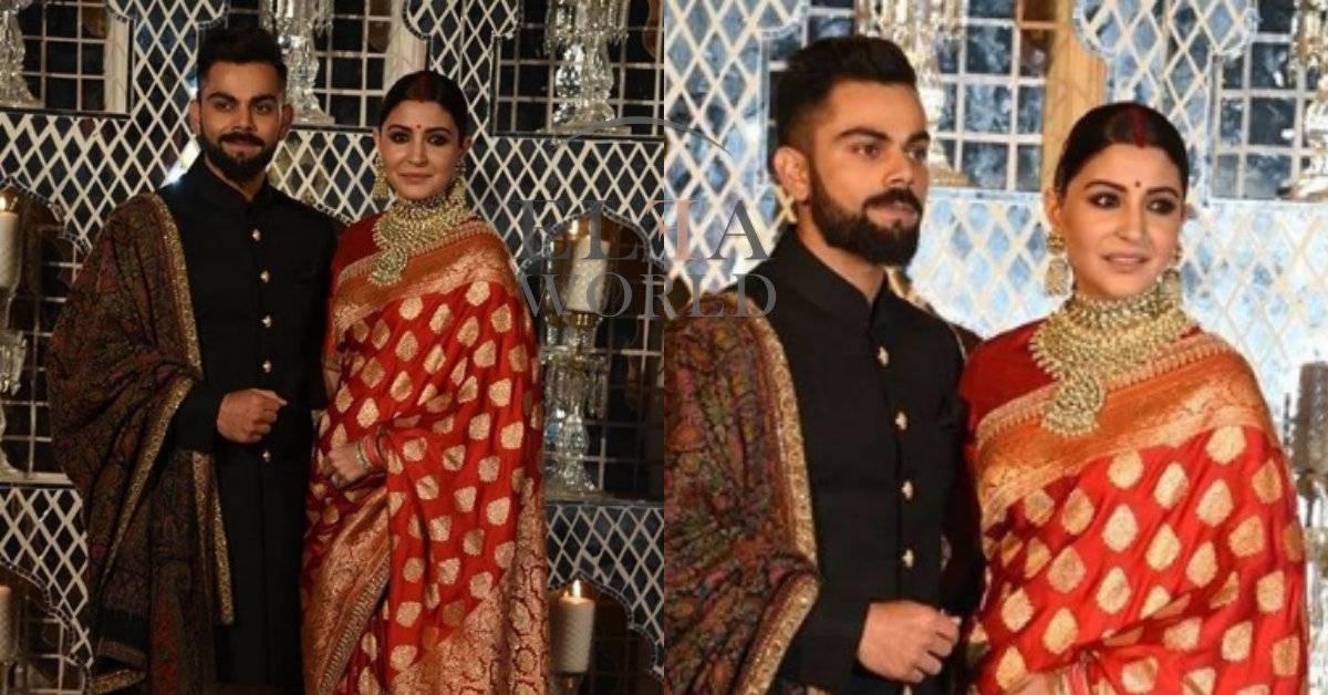 Here's All You Want To Know About Virat Kohli And Anushka Sharma's Reception Ensembles!