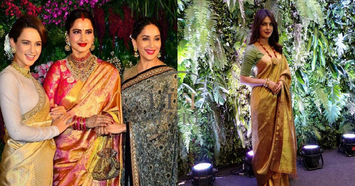 Pictures:  Bollywood Divas Who Graced Virat-Anushka's Mumbai Reception! 