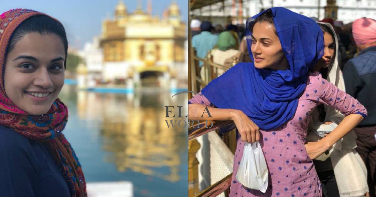 Taapsee Pannu Seeks The Blessings At The Golden Temple Before Manmarziyan!
