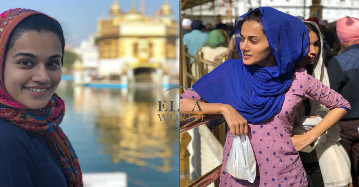Taapsee Pannu Seeks The Blessings At The Golden Temple Before Manmarziyan!
