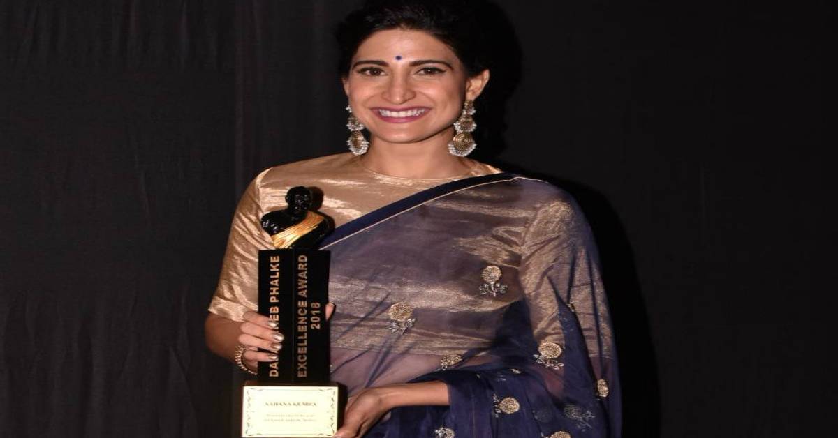 Aahana Kumra Wins Dadasaheb Phalke Excellence Award For The Most Promising Fresh Face Of The Year!