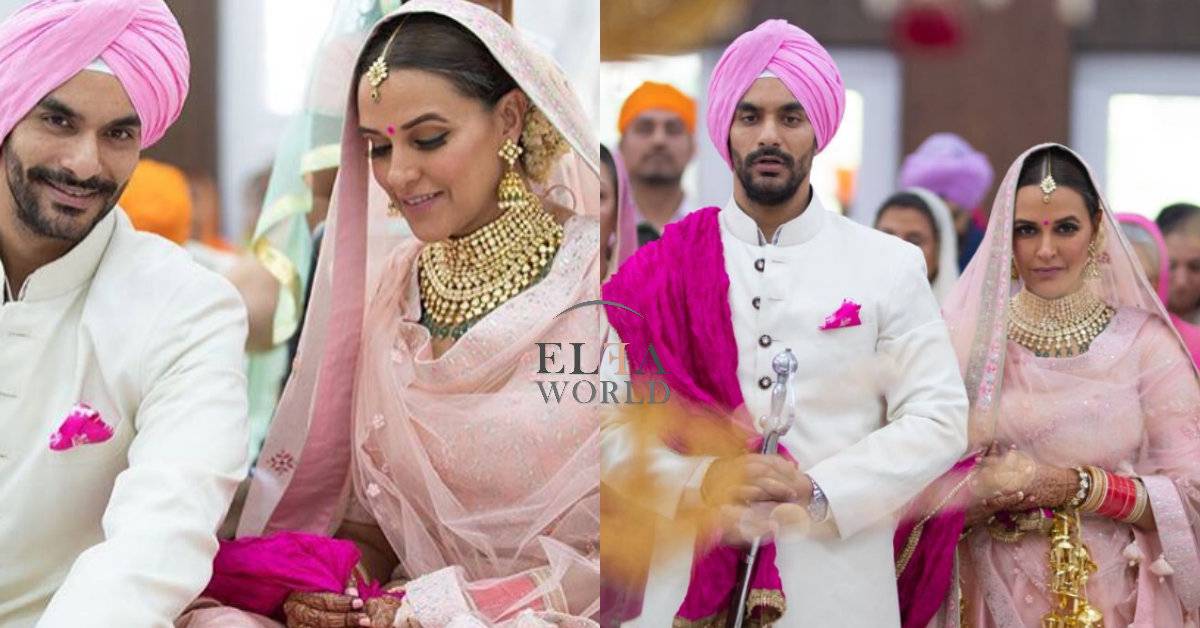 Neha Dhupia And Angad Bedi Ties A Nuptial Knot In Private Ceremony! 