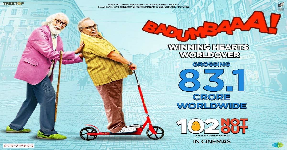 Amitabh Bachchan And Rishi Kapoor Starrer 102 Not Out Has Crossed 83.1 Cr World Wide!
