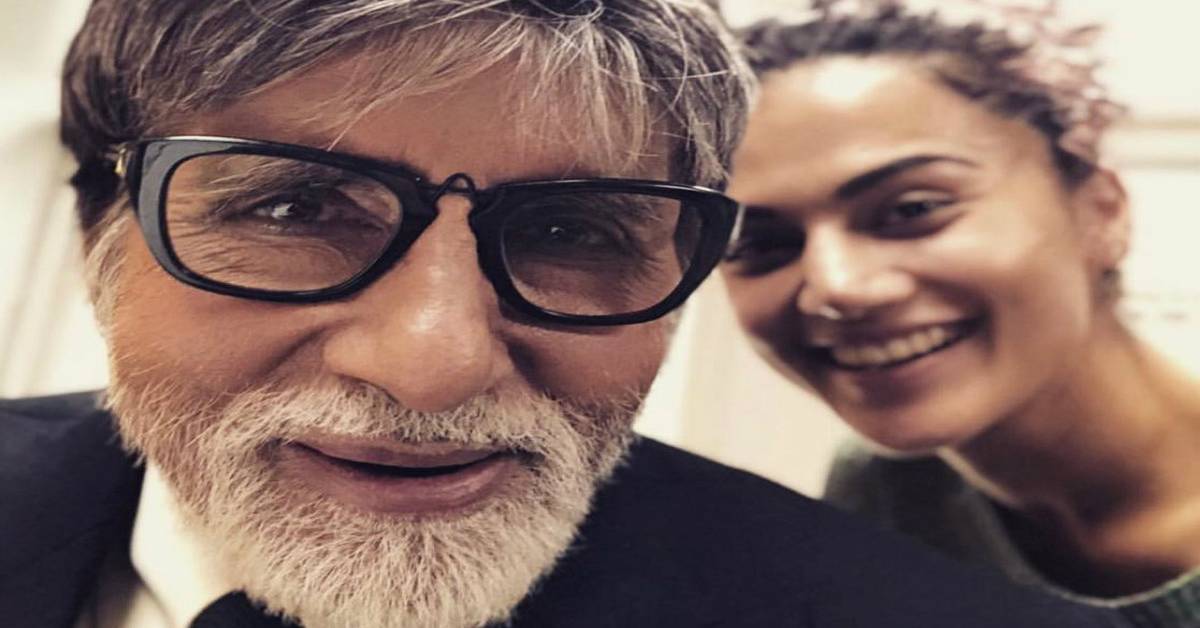 Taapsee Pannu And Big B's First Picture From The Sets Of Badla!
