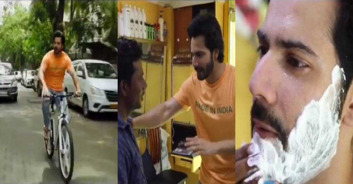 Varun Goes To The Local Nai To Get Into Sui Dhaaga Look!
