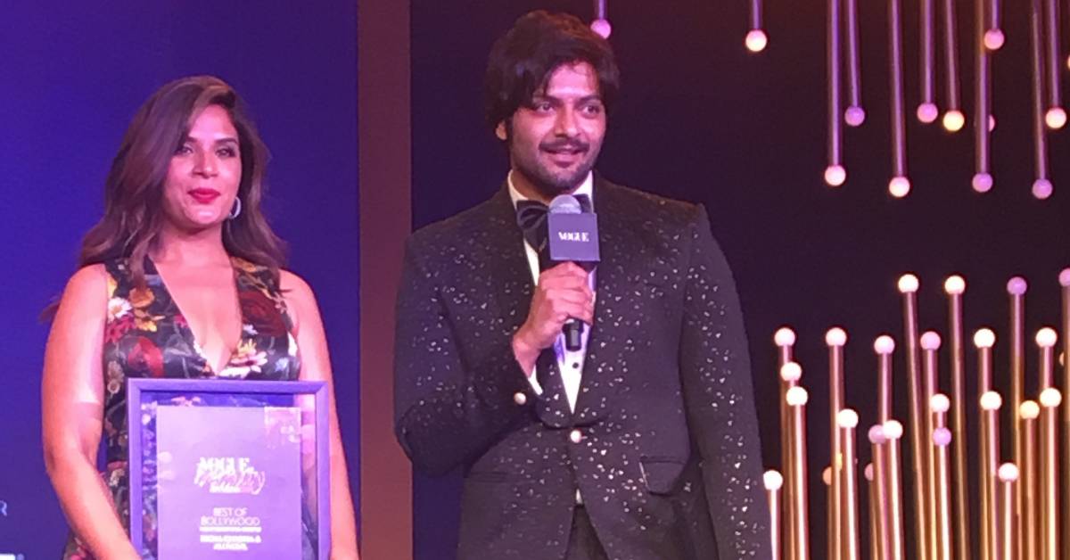 Richa Chadha And Ali Fazal Win The Most Beautiful Couple Of The Year At An Event, Check Out Their Reactions Below!
