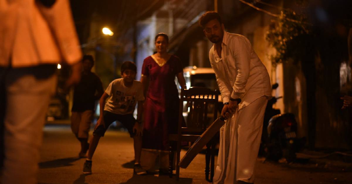 Irrfan Khan And Team Enjoyed A Game Of Cricket On The Sets Of Karwaan!