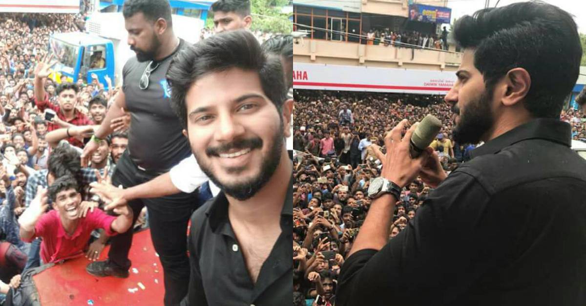 Dulquer Meets Fans In Kerala After The Release Of His First Hindi Film Karwaan!
