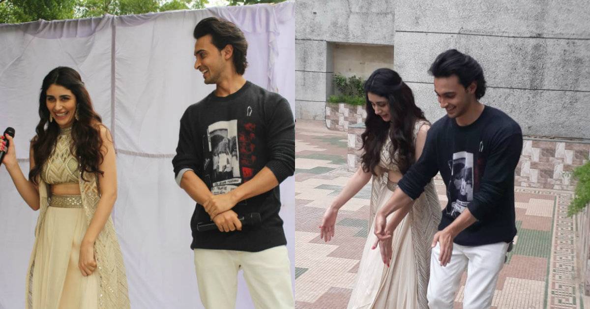 Aayush Sharma And Warina Hussain Visits ITM College In Vadodara For Loveratri Promotions!