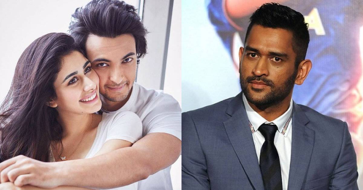 Loveratri Stars Aayush Sharma And Warina Hussain Get A Special Invite From MS Dhoni!
