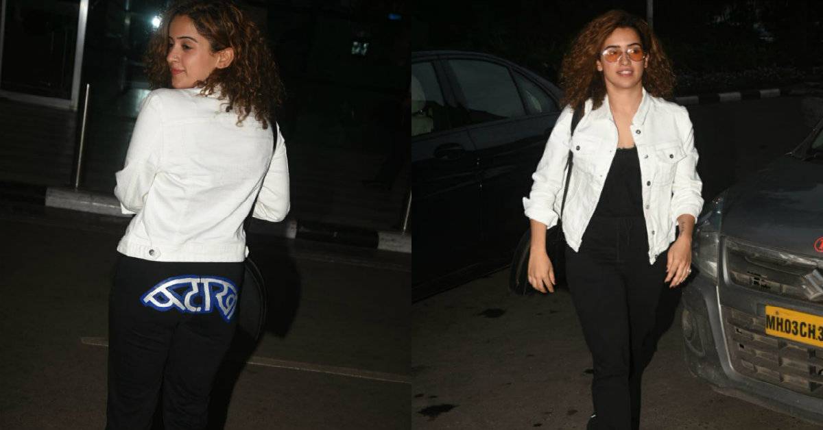 Pataakha Sanya Malhotra Was Recently Spotted In The City Wearing Pataakha Pants!
