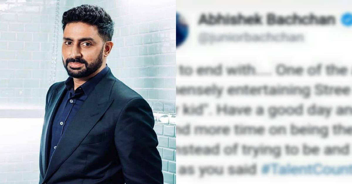 Abhishek Bachchan Just Had The Most Savage Shutting Down Reply To A Troll!
