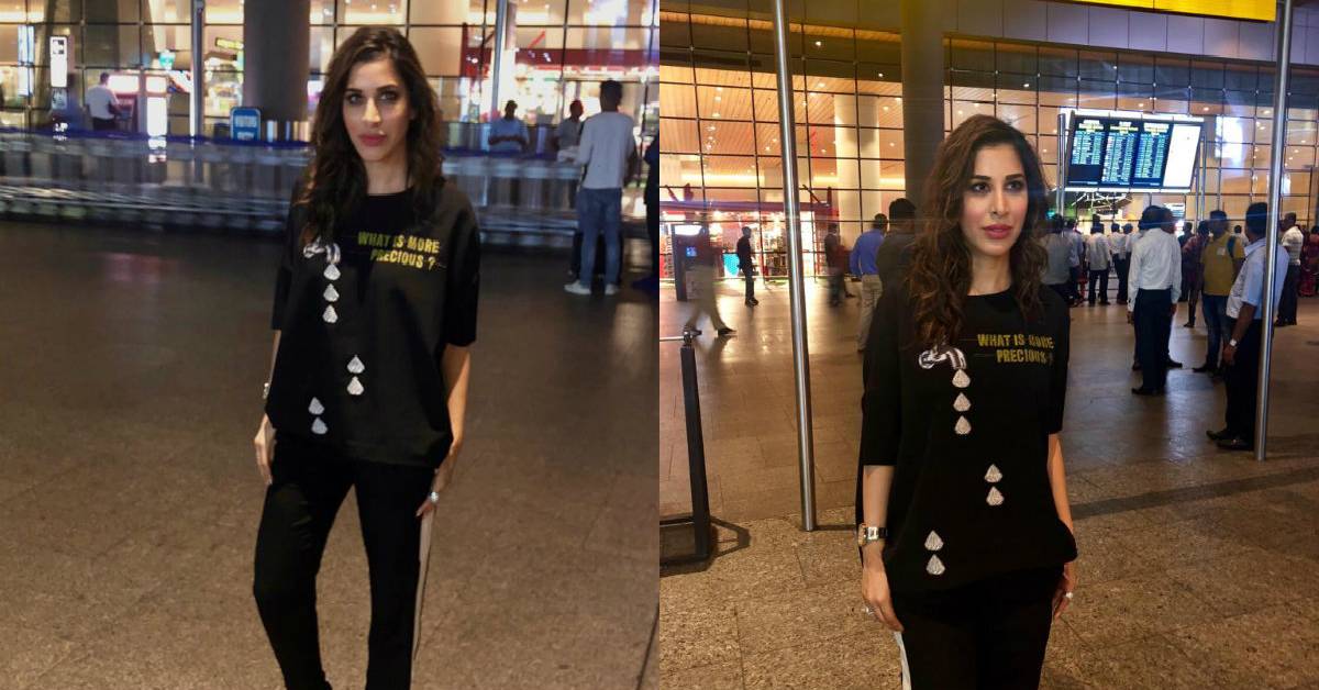 Sophie Makes A Statement With This Quirky Top! 
