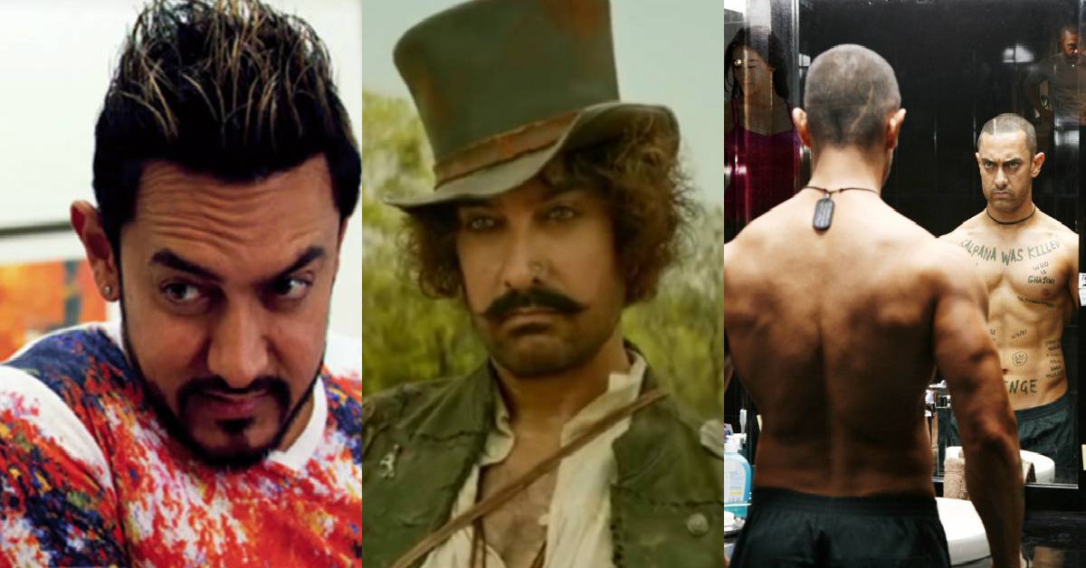 Ahead Of Thugs Of Hindostan Release, Let's Take A Look At Aamir Khan's Varied Looks Which Went On To Create Buzz!
