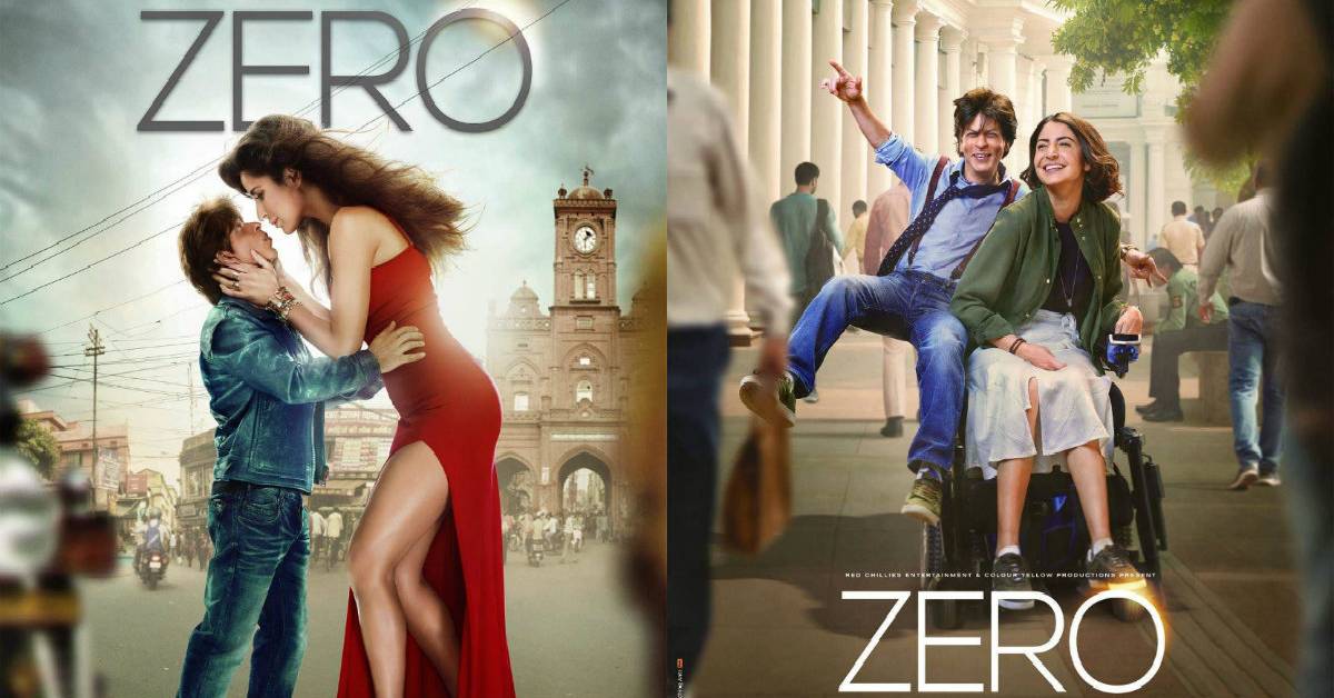 Zero Movie Posters: The Zero Posters Showcase SRK's Infectious Chemistry With His Leading Ladies Anushka Sharma And Katrina Kaif!