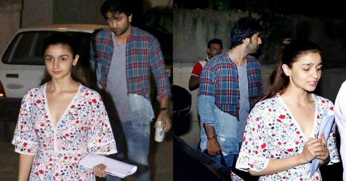 Alia Bhatt And Ranbir Kapoor Make Way For An Adorable Couple As They Start The Prep For The Next Schedule Of Their Film Brahmastra!