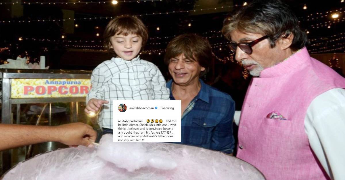 Amitabh Bachchan Just Had The Cutest Message To Convey Us After Meeting SRK's Tiny Munchkin Abram!
