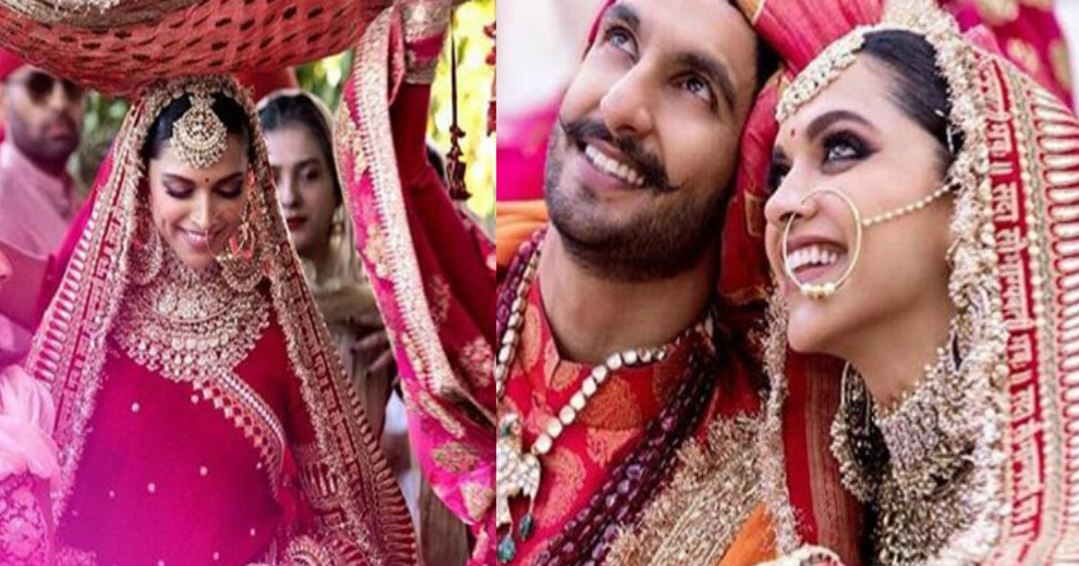 The New Anand Kiraj Ceremony Pictures Of Ranveer Singh And Deepika Padukone Are Literally A Visual Delight!