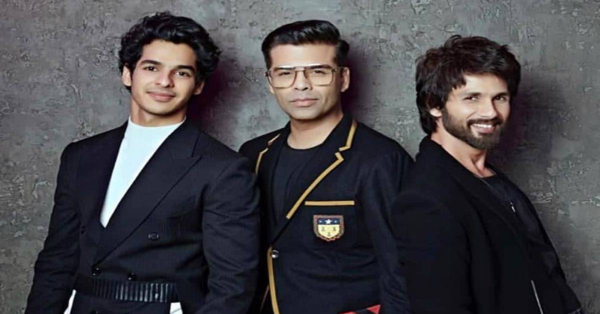 Karan Johar Shoots With Brothers Shahid Kapoor And Ishaan Khatter For The Upcoming Episode And We Cannot Be More Excited!