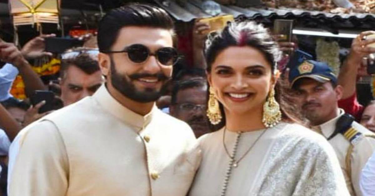 Deepika Padukone With Husband Ranveer Singh Heads To Siddhivinayak Temple Post Wedding!
