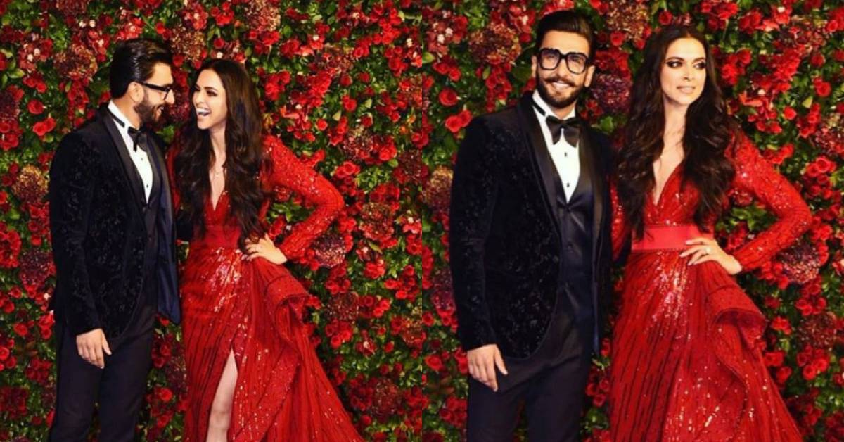 DeepVeer Reception: Deepika Padukone And Ranveer Singh Are All Smiles For The Shutterbugs At Their Reception Ceremony!
