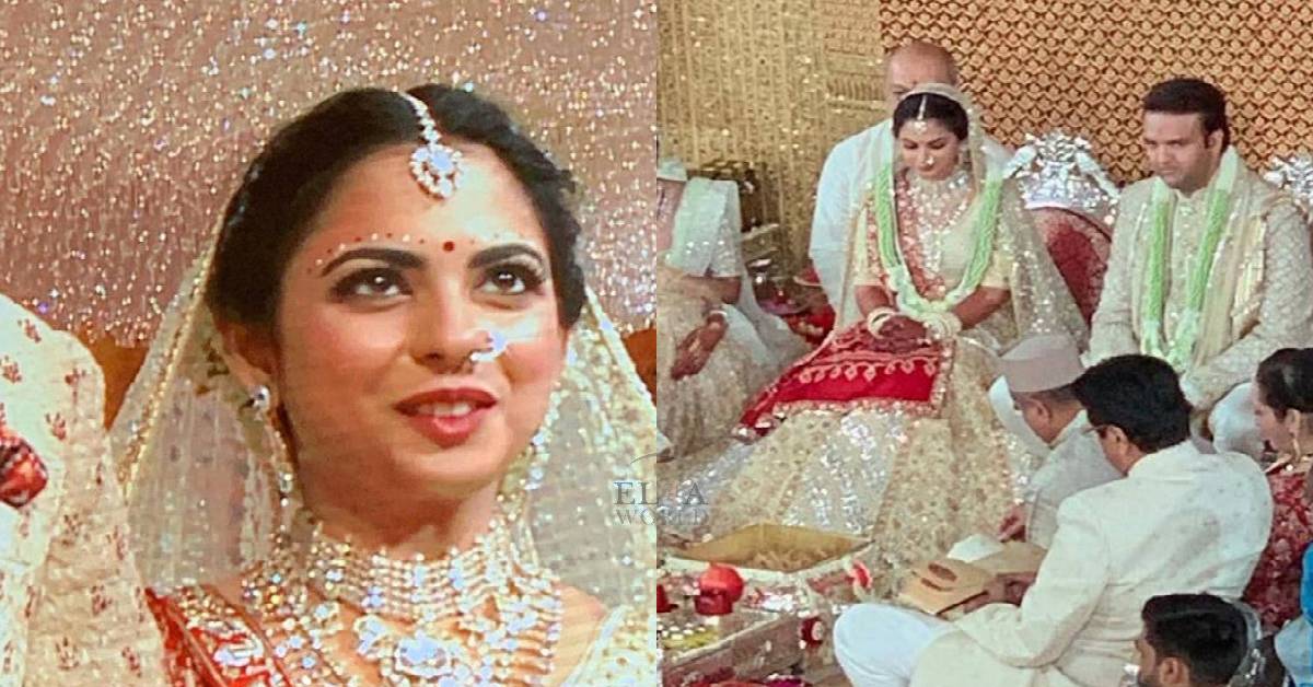 Isha Ambani Anand Piramal Wedding: The First Pictures Of The Bride And Bridegroom Are Finally Out And They Are Truly Beautiful!