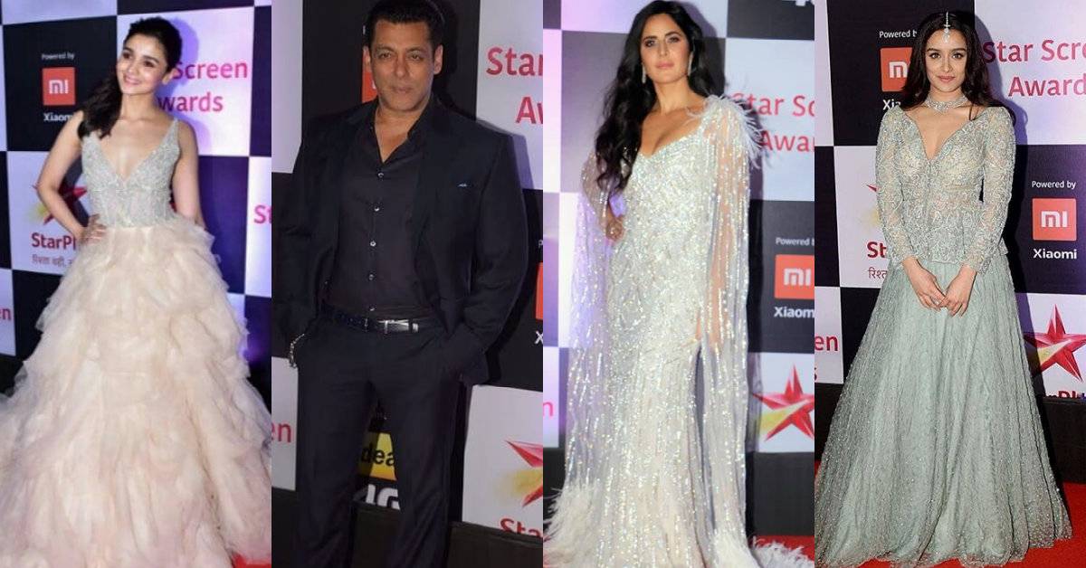 Star Screen Awards: Salman Khan, Katrina Kaif, Alia Bhatt, Shraddha Kapoor Amongst Others Make A Stylish Presence At The Red Carpet! 