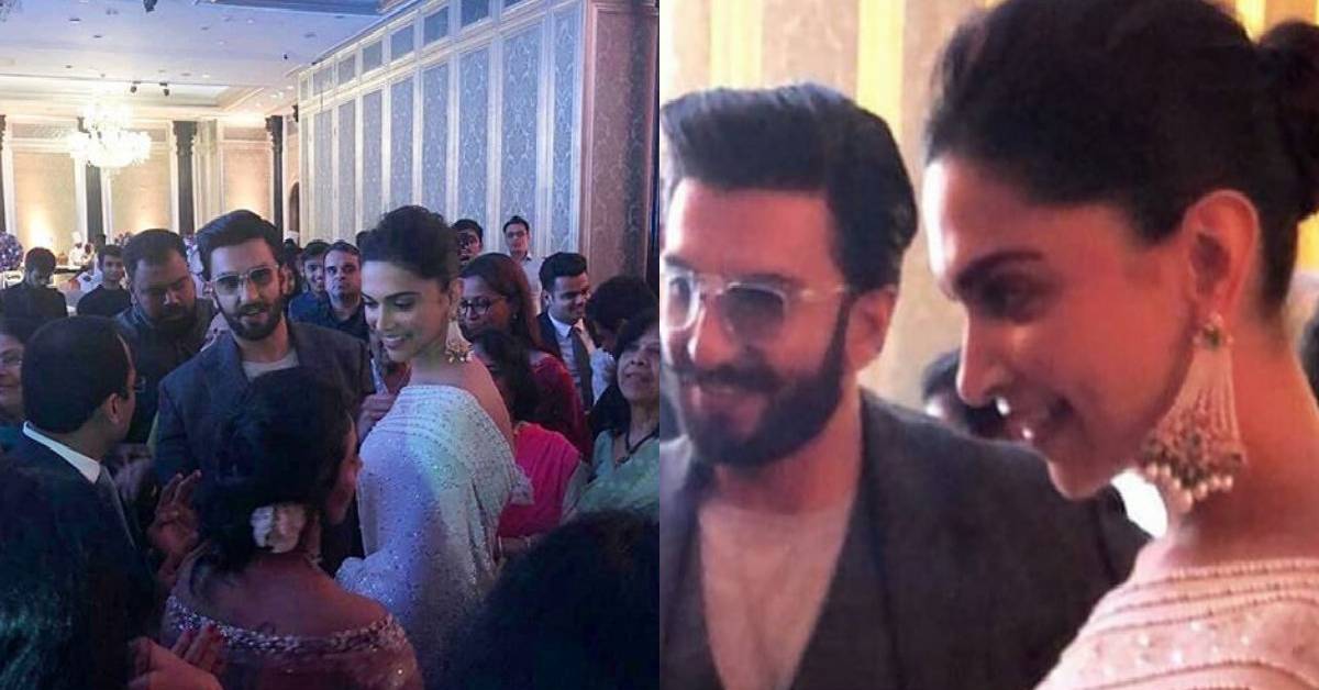 Ranveer Singh Attends A Friend's Wedding With Wifey Deepika Padukone!
