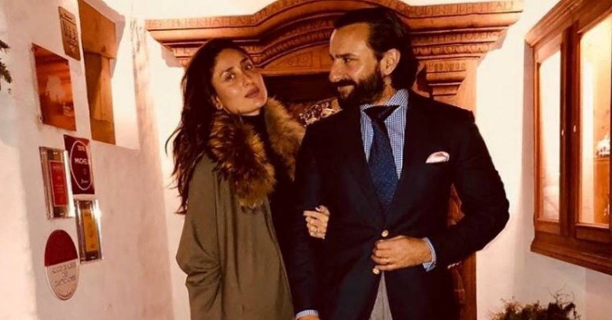 Kareena Kapoor Khan And Saif Ali Khan Make Way For A Stylish Couple As They Dine Out Together In Switzerland! 

