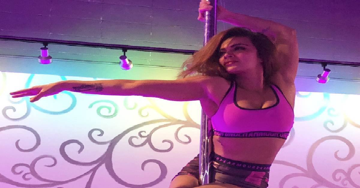 Aashka Goradia Trains In Pole Dancing In USA! 
