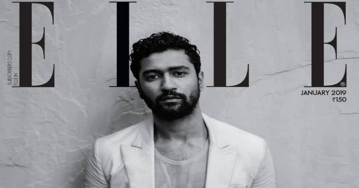 Vicky Kaushal Is The First Young Bollywood Actor To Pose Solo On The Cover Of Elle India!
