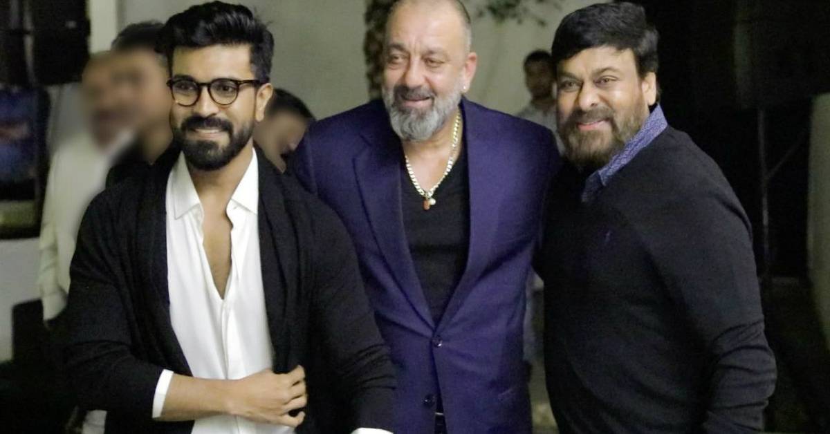 When Sanjay Dutt Met Chiranjeevi At A Recent Event In Hyderabad! 
