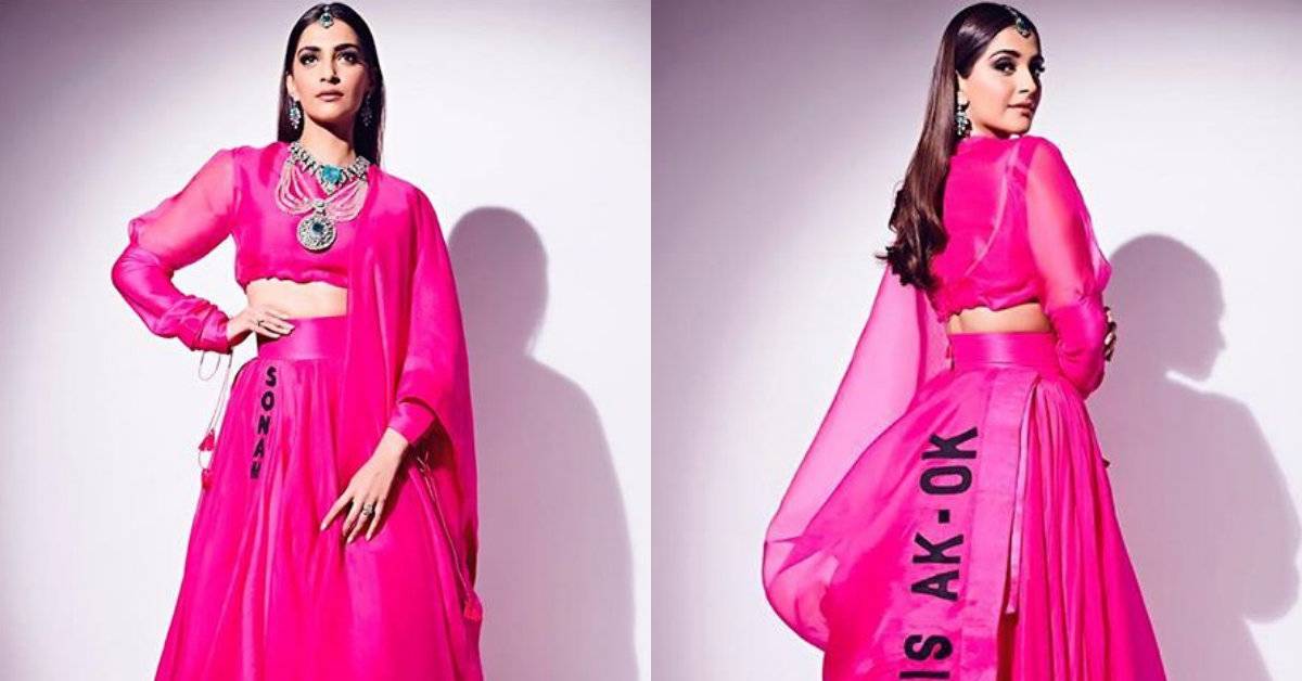 OMG! Did Sonam Kapoor's Anamika Khanna Attire Just Got Embroiled Itself In A Plagiarism Controversy? 
