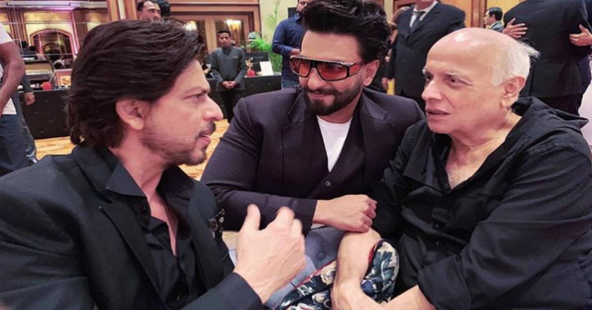 Alia Bhatt Posts A Lovely Candid Picture Of 'Her Boys' Shah Rukh Khan, Ranveer Singh And Daddy Mahesh Bhatt Together!
