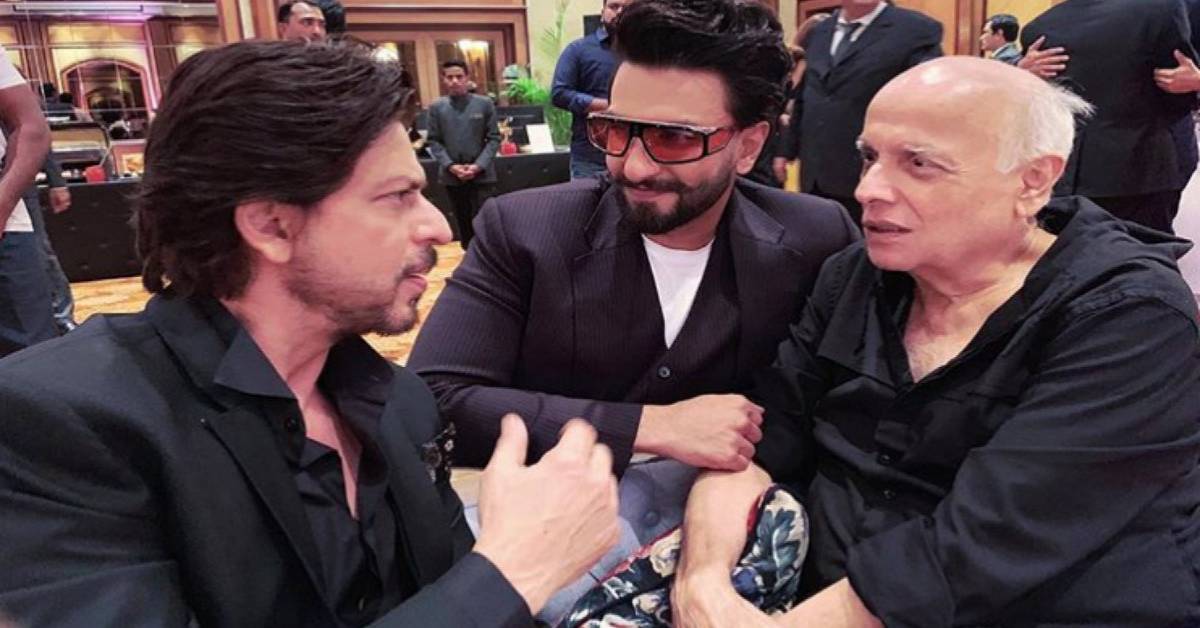 Alia Bhatt Posts A Lovely Candid Picture Of 'Her Boys' Shah Rukh Khan, Ranveer Singh And Daddy Mahesh Bhatt Together!
