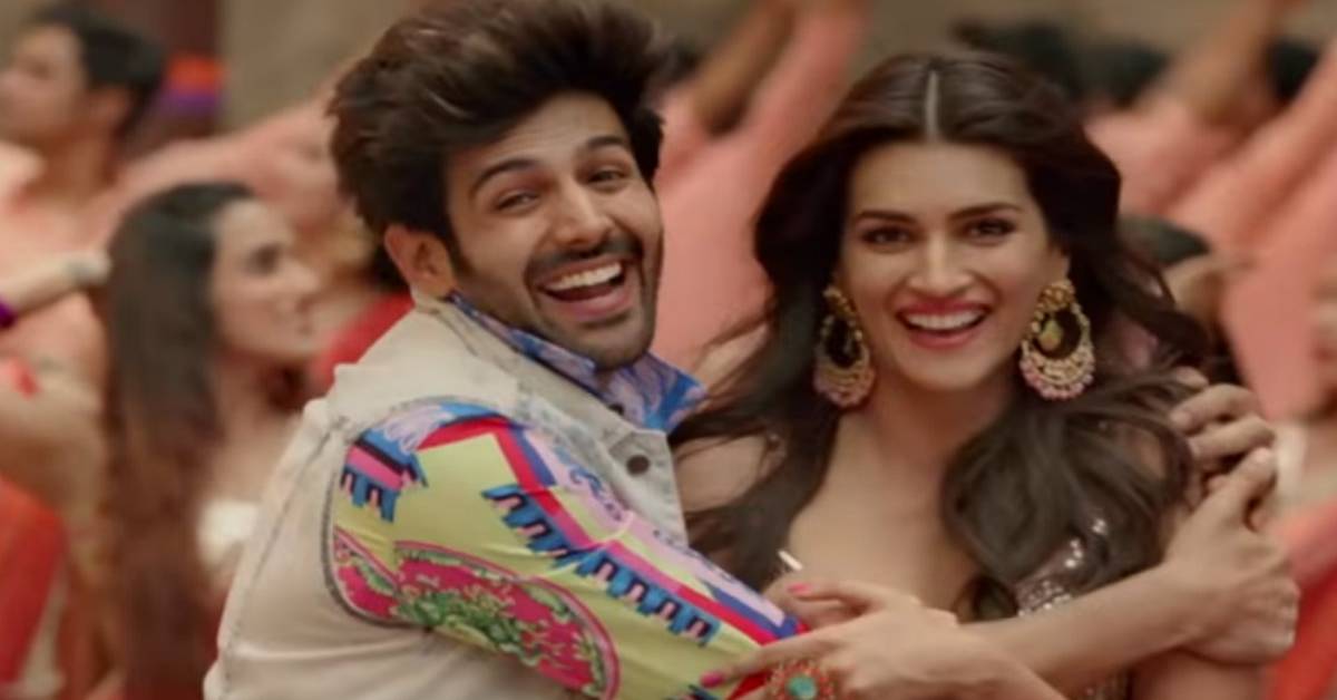 Luka Chuppi Poster Lagwa Do Song: Kartik Aaryan Along With Kriti Sanon Get Groovy In This Catchy Number , Sharing An Electrifying Chemistry!