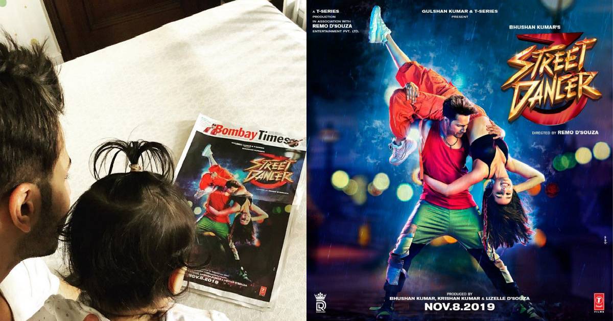 Varun Dhawan Showing The Poster Of His Upcoming Film To His Adorable Neice Is The Best Thing You Will See On The Internet Today!
