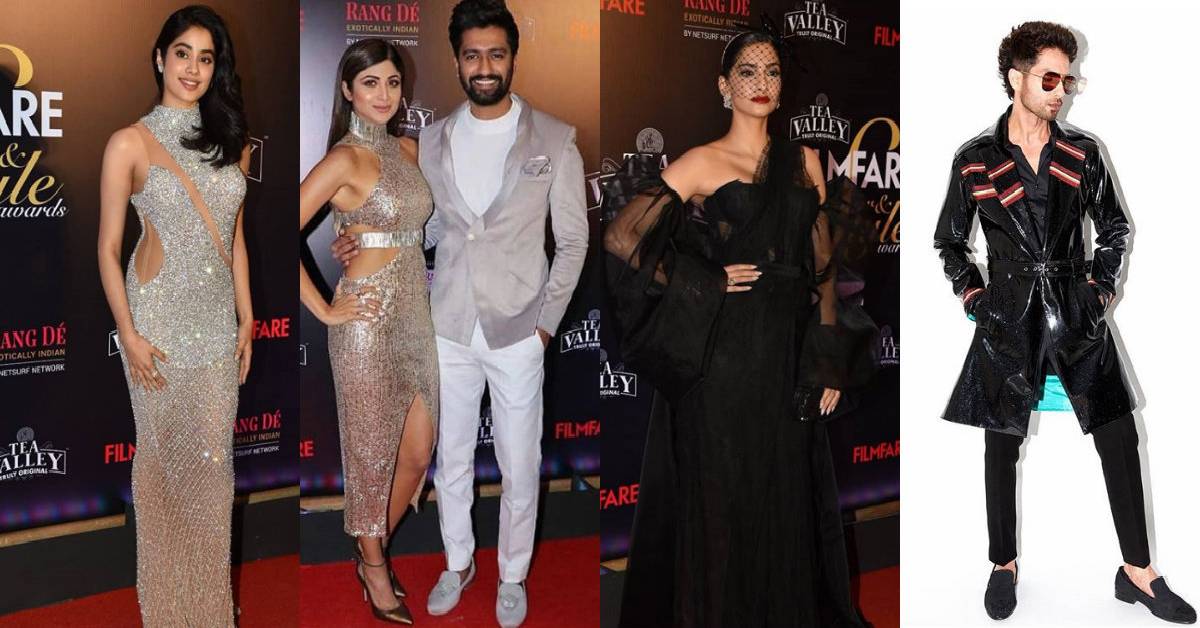 Filmfare Glamour And Style Awards: Janhvi Kapoor, Shahid Kapoor, Vicky Kaushal, Sonam Kapoor Amongst Others Make Heads Turn At The Red Carpet!