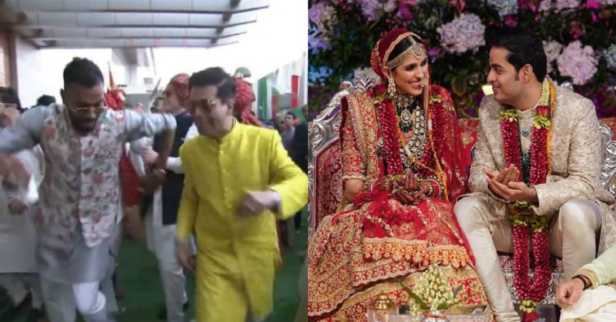 Ahead Of The Koffee With Karan 6 Controversy, Hardik Pandya Was Spotted Dancing With Karan Johar At The Akash Ambani And Shloka Mehta Wedding!