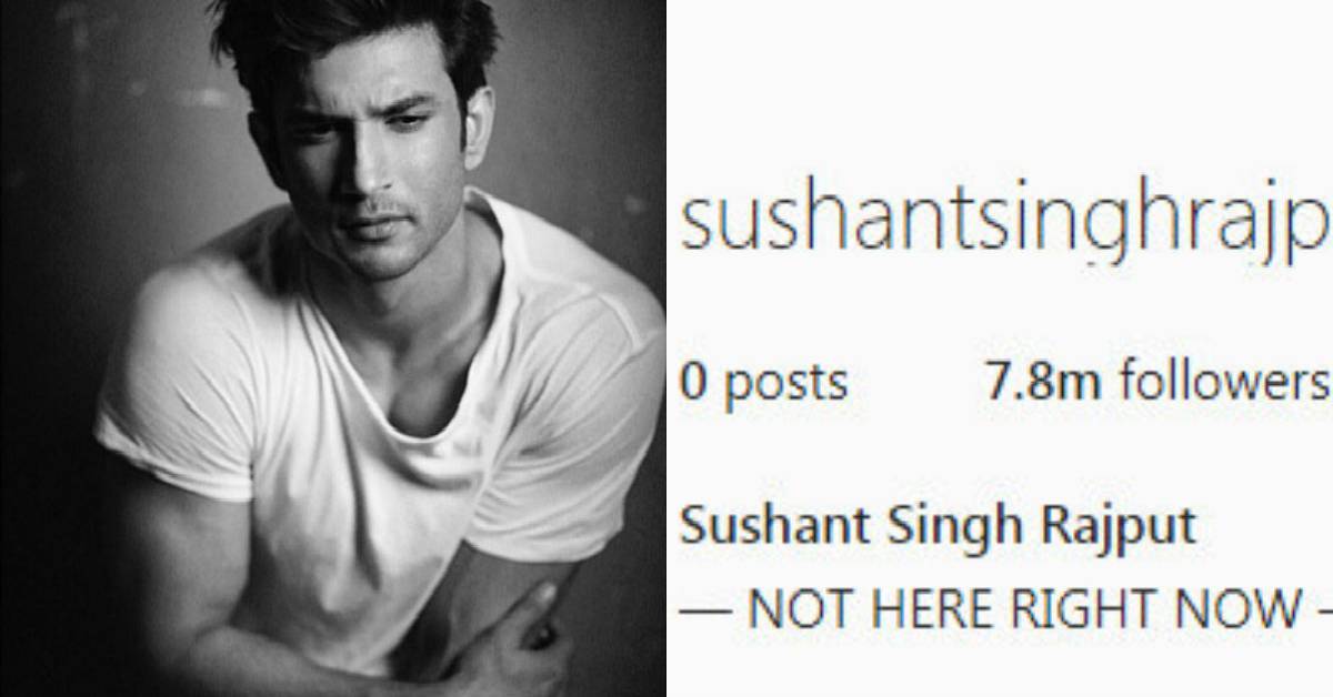 Sushant Singh Rajput Just Deleted All His Instagram Posts And We Wonder Whether All Is Well With The Actor!
