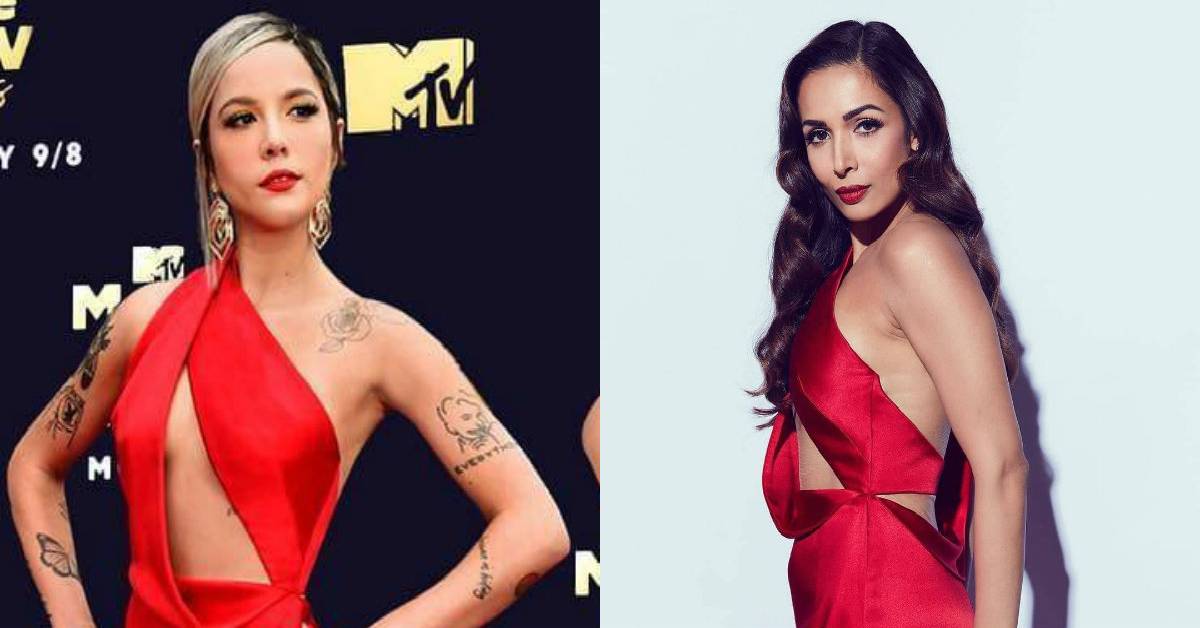 Who Wore It Better: Malaika Arora Or Halsey In A Julien Macdonald Gown! 
