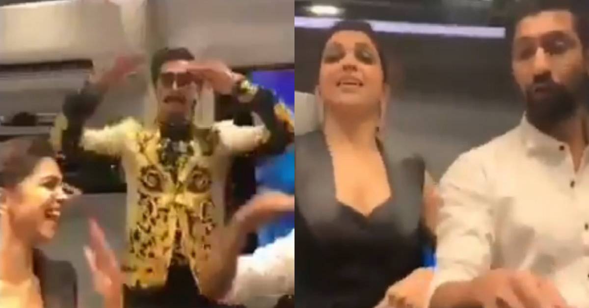 Deepika Padukone, Ranveer Singh And Vicky Kaushal Dancing To The Songs From Kalank Is The Best Thing You Will See On The Internet Today!