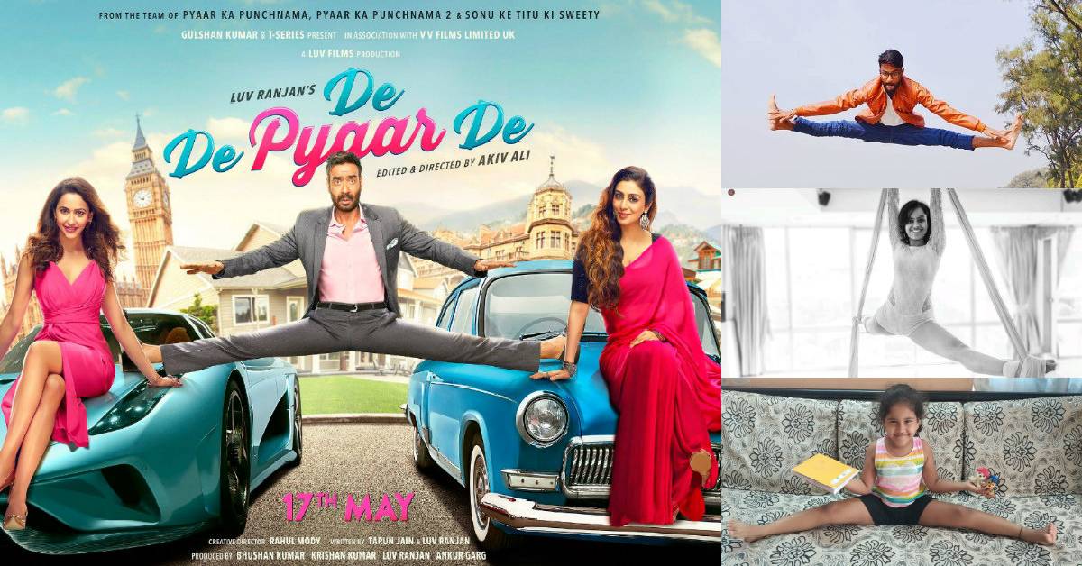 Ajay Devgn’s Split On De De Pyaar De Poster Creates A Stir Online! 
