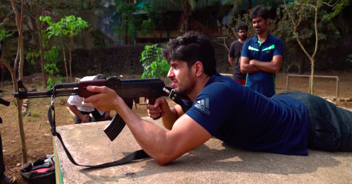 Sidharth Malhotra Learns To Use Military Weapons For Vikram Batra Biopic!
