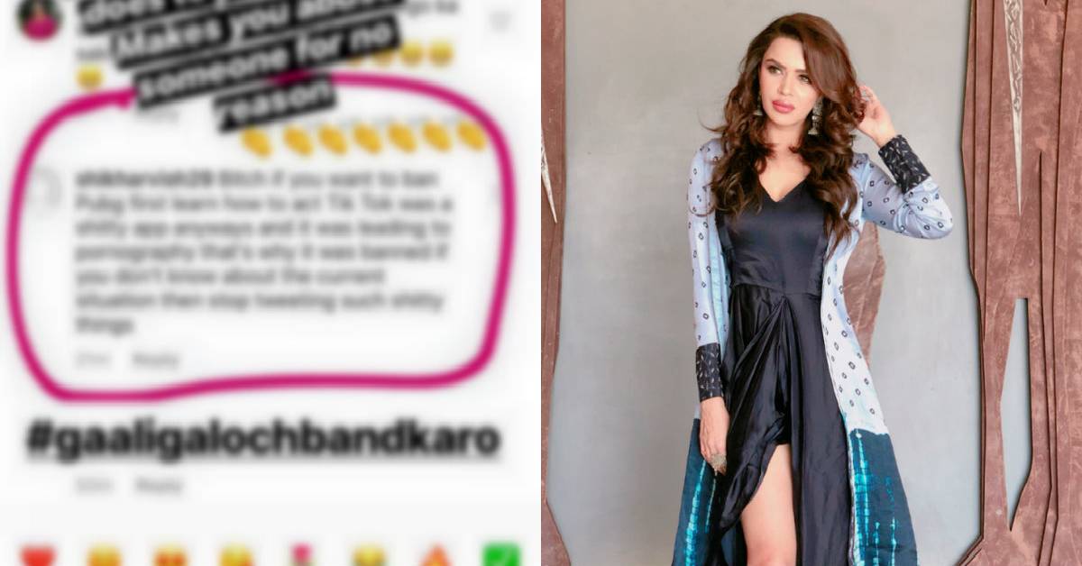 Aashka Goradia Shuts Her Trollers Like A Boss On Her Comments On Pubg Ban! 

